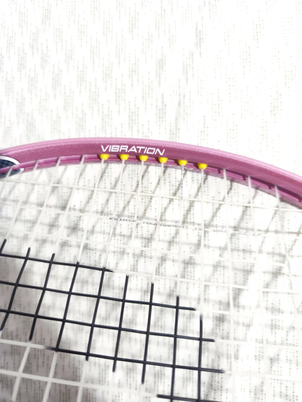 Pink Tennis Racket with White Grip - Picture 6 of 13